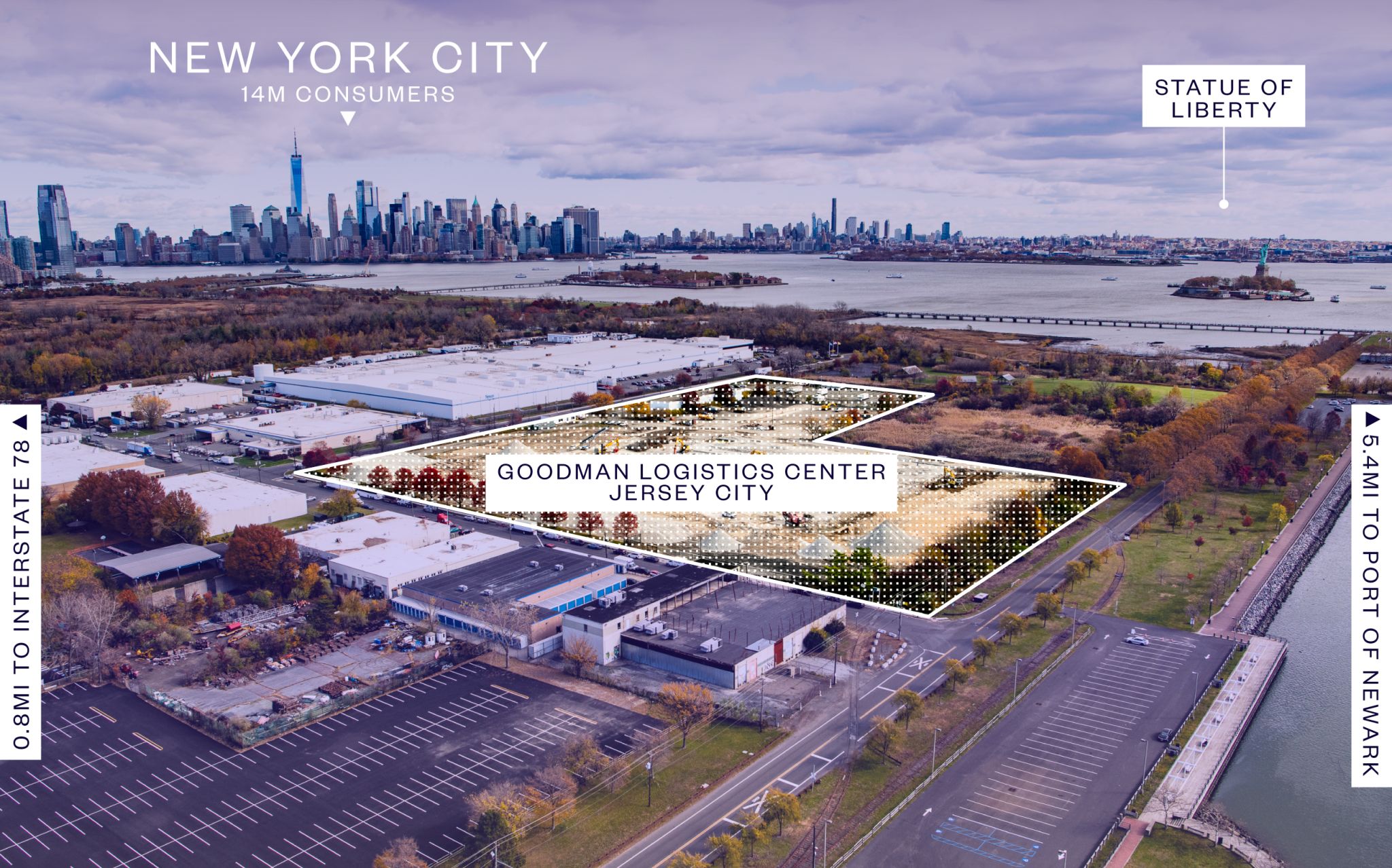 Goodman Logistics Center in Jersey City, NJ